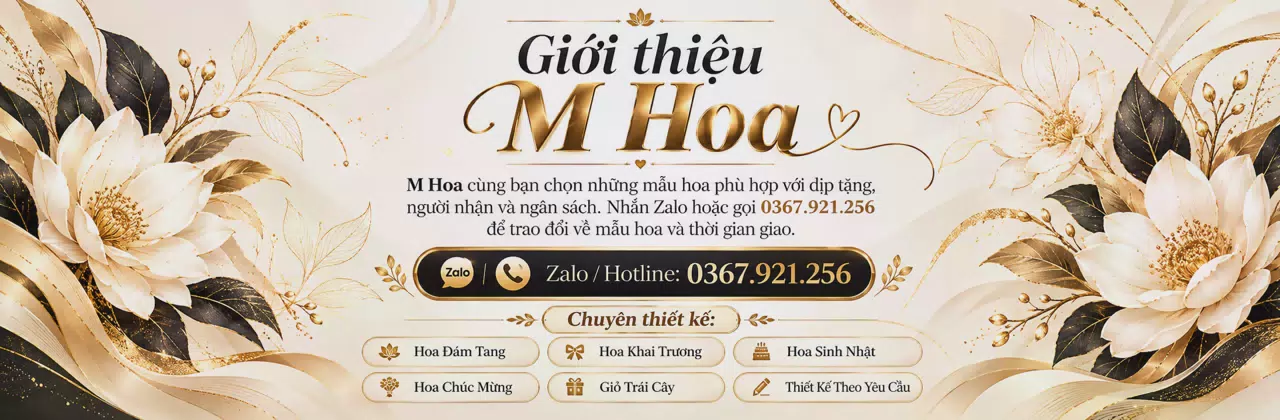 Ảnh bìa Shop hoa tươi Xã Hiệp Mỹ Vĩnh Long - Chọn hoa theo câu chuyện của bạn